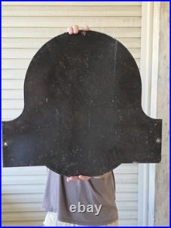 Giant Vintage Mobiloil Pegasus Porcelain Gas Station Sign 24x 22