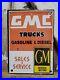 Gmc-Vintage-Porcelain-Sign-General-Motors-Service-Gas-Station-Diesel-Trucks-Gm-01-uye