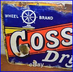 Gossages' soap enamel sign advertising mancave garage metal vintage retro kitche