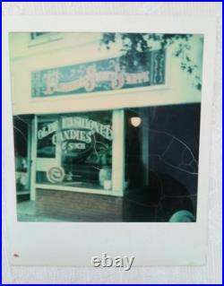 HAND-PAINTED 45 Years Ago! 8 ft long x 22 Alum Sign Vintage! CANDY SHOP in NY