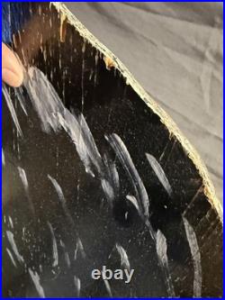 HUGE Vintage Folk Art Painted Wooden Native Indian Head Advertising Sign