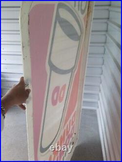HUGE vintage plastic collectible Dunkin Donuts SIGN 6.2x3.3