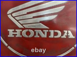 Honda Vintage Garage Metal Sign 20x24 Handmade Cast Aluminum Relief