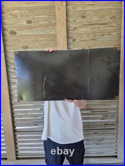 Huge Vintage Old Reliable Coffee Always Good Porcelain Sign 24 X 12