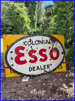 Huge vintage antique metal signs EXTRA LARGE