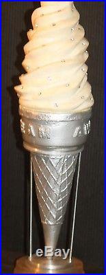 Ice Cream Cone Soda Fountain store advertising counter display sign vintage shop