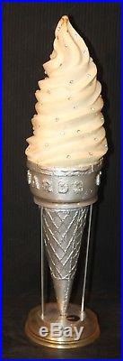 Ice Cream Cone Soda Fountain store advertising counter display sign vintage shop Ice Cream Cone Soda Fountain store advertising counter display sign vintage shop