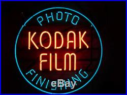 KODAK FILM ADVERTISING NEON LIGHTED SIGN vintage