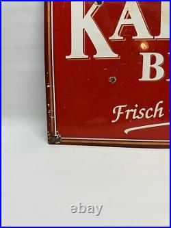 Kaiser Bier Beer Vintage Style Porcelain Sign