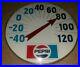 LARGE-1960-s-Vintage-Pepsi-Cola-18-Round-Bubble-Glass-Thermometer-Excellent-01-xn