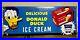 LARGE-VINTAGE-DONALD-DUCK-ICE-CREAM-8-x-20-PORCELAIN-GAS-PUMP-ADVERTISING-SIGN-01-dx