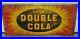 Large-Vintage-1940-s-Double-Cola-Soda-Pop-Gas-Station-40-Embossed-Metal-Sign-01-wj