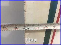 Large Vintage Metal Dekalb Seed Ear Of Corn Sign 6ft X 3ft