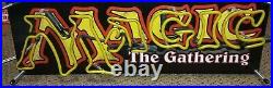 MAGIC The Gathering VINTAGE NEON LIGHT Retail Store DISPLAY SIGN Promotional MTG