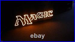 MAGIC The Gathering VINTAGE NEON LIGHT Retail Store DISPLAY SIGN Promotional MTG