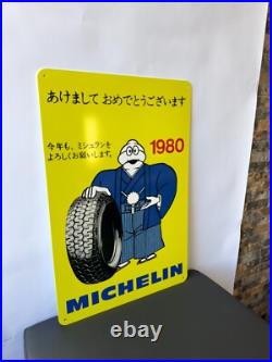 MICHELIN Japan Sign -Vintage Rare Sign- Heavy Metal 24x16 (60x40 cm) MICHELIN Japan Sign -Vintage Rare Sign- Heavy Metal 24x16 (60x40 cm)