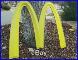 McDonalds Restaurant Golden Arches Vintage Outdoor Sign Advertising Original