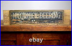 Mccormick Deering Cream Separator Dairy Farm Sign International Harvester Vtg