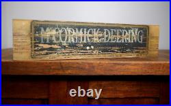 Mccormick Deering Cream Separator Dairy Farm Sign International Harvester Vtg Mccormick Deering Cream Separator Dairy Farm Sign International Harvester Vtg