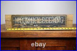 Mccormick Deering Cream Separator Dairy Farm Sign International Harvester Vtg