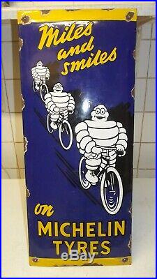 Michelin Vintage Porcelain Enamel Sign