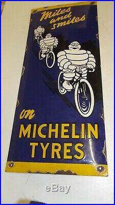 Michelin Vintage Porcelain Enamel Sign