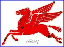 Mobil Gas Flying Red Horse Pegasus Metal Heavy Steel Sign Extra Large 35 Oil