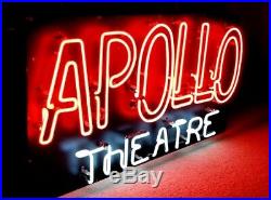 NEON SIGN Antique 1940's APOLLO THEATRE Original Vintage New York Harlem Theater