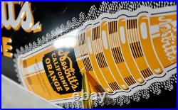 NESBITT VTG SIGN Orange Soda Pop Tin Tacker Beverage Drink Advertising Metal NESBITT VTG SIGN Orange Soda Pop Tin Tacker Beverage Drink Advertising Metal