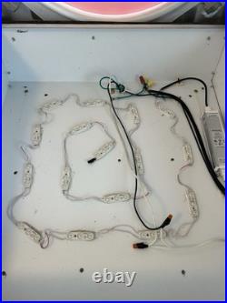 Nice! Vintage Shell 33 Gas Station Light Up Sign All Aluminum Housing