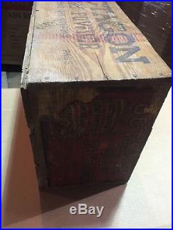 Octagon Soap Powder Wooden Crate Box Sign Advertising Decor Vintage Antique
