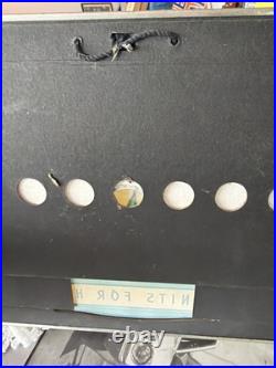 Old Oil O Matic REVERSE PAINTED GLASS Not Porcelain SIGN General Store Display