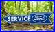 Old-Rare-Vintage-Ford-Service-Huge-Porcelain-Enamel-Sign-80x19-Left-Arrow-01-egq
