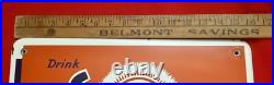 Orig. Vtg 1962 Drink Sun Crest Orange Soda Pop Porcelain Advertising Sign T-62 Orig. Vtg 1962 Drink Sun Crest Orange Soda Pop Porcelain Advertising Sign T-62
