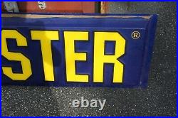 Original 10' Vintage Blockbuster Sign Display, Fiberglass, Marquee