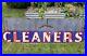 Original-1940s-50s-Cleaners-Single-Sided-Porcelain-Neon-Sign-Vintage-Old-Sign-01-wyb