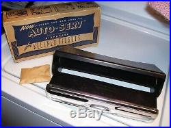Original 1950s nos auto-serv Tissue dispenser chrome vintage scta GM Ford Chevy