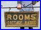 Original-AAFA-Antique-Early-1900s-Double-Sided-Wooden-Rooms-Trade-Sign-Withbracket-01-be