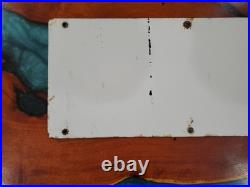 Original Beautiful Vintage Canada Dry Porcelain Sign 24 x 7 Great Color Graphics