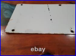 Original Beautiful Vintage Canada Dry Porcelain Sign 24 x 7 Great Color Graphics