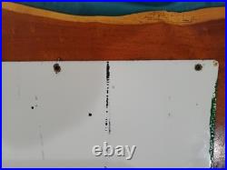 Original Beautiful Vintage Canada Dry Porcelain Sign 24 x 7 Great Color Graphics