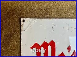 Original Ma's Embossed Cola SST Sign. 28x12. Good Cond. Great Colors