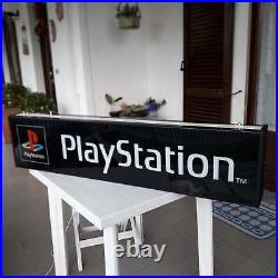 Original PLAYSTATION Sign Vintage SONY Videogame Neon Lighted Console NOS 1990s