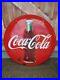 Original-Vintage-1950s-Coca-Cola-Soda-Pop-24-Porcelain-Coke-Button-Sign-Old-01-ggzq