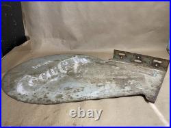 Original Vintage Coca Cola Metal Flange Sign