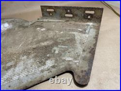 Original Vintage Coca Cola Metal Flange Sign