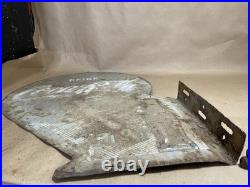 Original Vintage Coca Cola Metal Flange Sign
