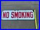 Original-Vintage-Double-sided-No-Smoking-Sign-Porcelain-Enamel-metal-20-5x6-01-zd