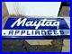 Original-Vintage-Maytag-Porcelain-Neon-Sign-Double-Sided-72-x-27-Nice-01-sn