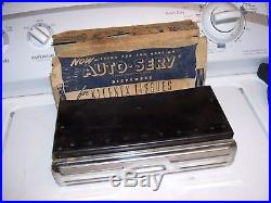 Original vintage 1940s Automobile nos Tissue dispenser gm auto part bomba dash